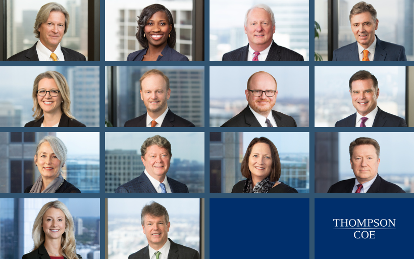 Texas Super Lawyers 14 Thompson Coe Attorneys Make 2022 List