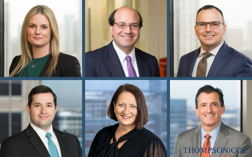 Thompson Coe Partners Board Certified in Insurance Law, New